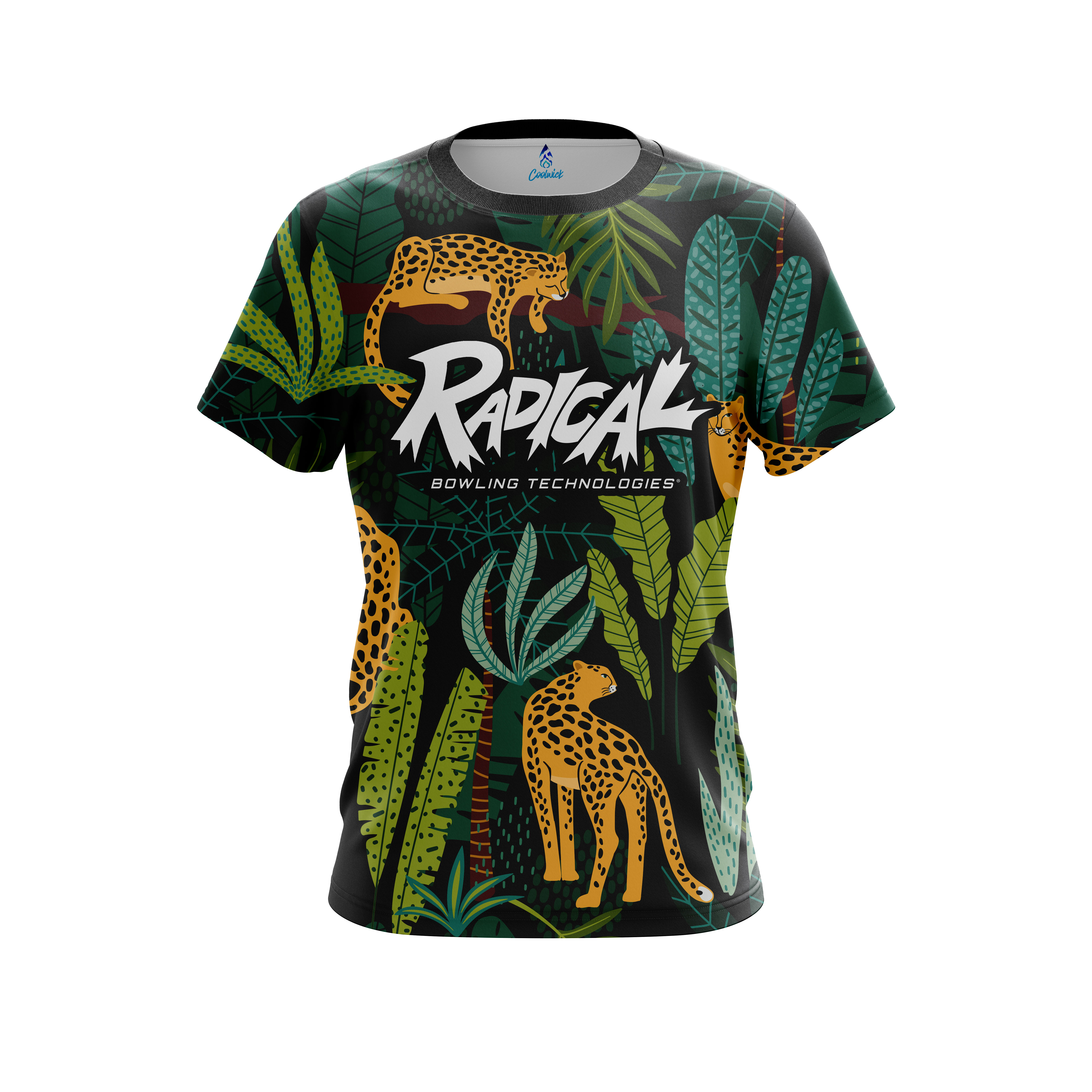 Motiv Forest Leopard CoolWick Bowling Jersey