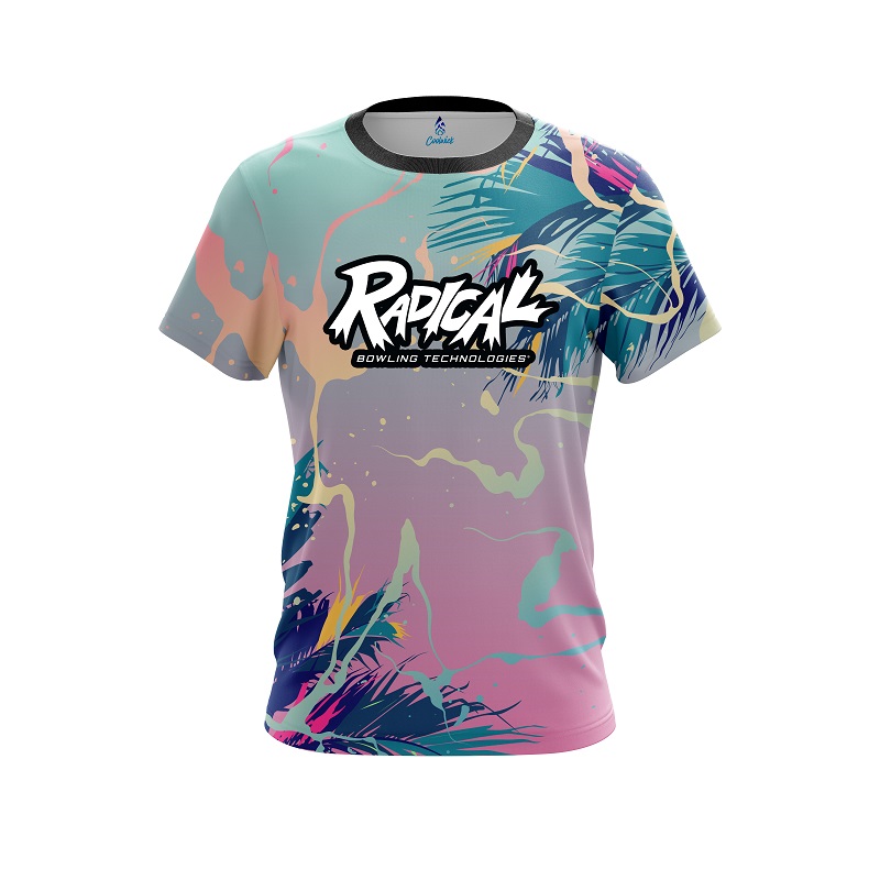 Radical Men’s Black White Bowling T-Shirt – Radical Bowling Gear